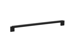 Poignée DUO BA320 L354.6 bois / aluminium noir / noir bois